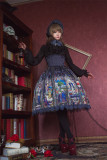 Rosary~ Elegant Lolita High Waist Fishbone Skirt