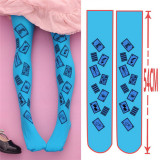 Alice's Poker Velvet Above Knee Lolita High Socks 54cm