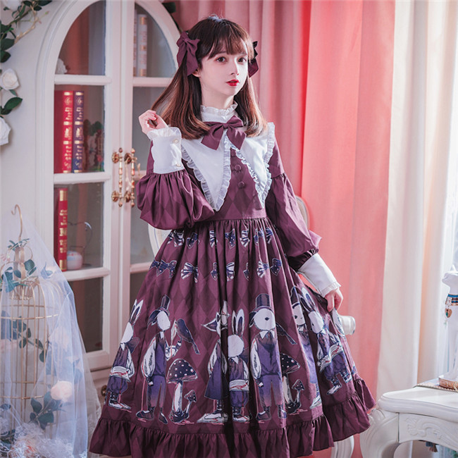 mushroom lolita dress