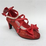 Antaina Tea Party Glitter Lolita Shoes