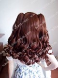 Chocolate Brown Long Curly Lolita Wig - In Stock