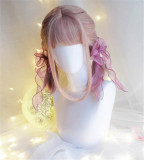 Clouds of Coral&Glass Cyanosis.~ Sweet Lolita Short Curls Wig