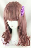 50cm Purple Red Bobo Lolita Wig
