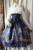 Rosary~ Elegant Lolita High Waist Fishbone Skirt