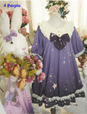 DianaStar Gradient Babydoll Lolita Dress Red OP 83CM In Stock-out