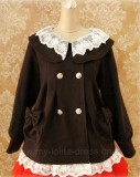 Lolita Babydoll Style Winter Coat 10 Colors Cream Size S - In Stock