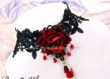 Red Rose Luxury Lace Vampire Vintage Lolita Choker