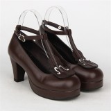 Angelic Imprint- Elegant Violin-shaped Straps Lolita Heels Shoes
