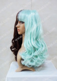 Ponytail Chocolate Mint Middle Divided Lolita Wig