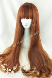 80cm Curls Saddle Brown Lolita Wig