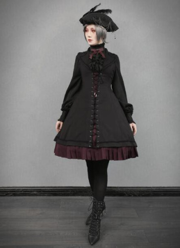 Fran's Oath Goth Assymtrical JSK Dress