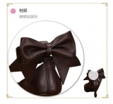 Angelic Imprint- Popular Brown Bow Lolita Anime Heels Shoes