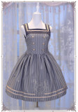 Magic Music School~ College Style Bass Embroidery Lolita JSK Dress