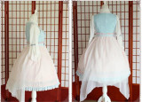 The Inlaid Harp ~Qi Lolita JSK Dress With Overskirt