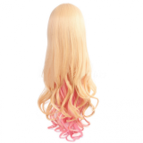 Ciel Queen Sweet Yellow Pink Lolita Curls Wig