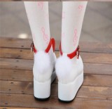 Angelic Imprint- Sweet High Platform Bunny Ears Lolita Shoes