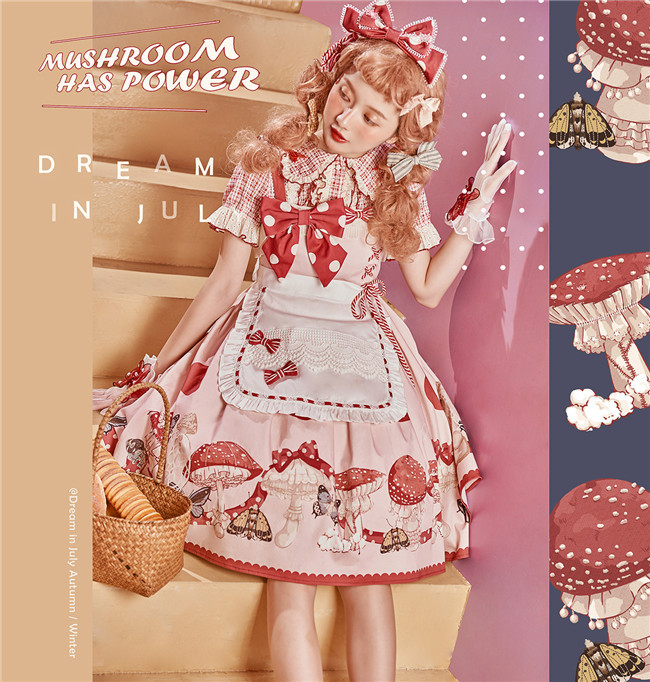 mushroom lolita dress