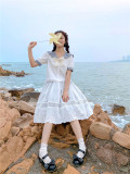 Miss Point ~Little Sea Snail Sweet Sailor Lolita Blouse + Skirt Set
