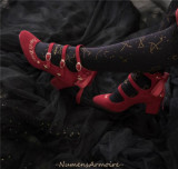 Cupid's Heart - Sweet Velvet Lolita Heel Shoes