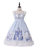 Snow Country Maiden Lolita Dress + Blouse Set