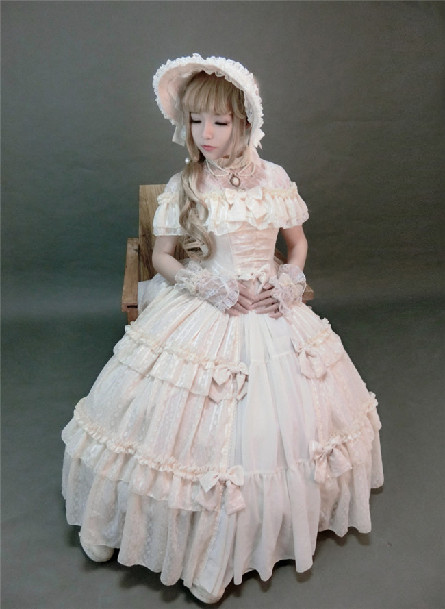 Rosebush~ Vintage Lolita OP Dress- Short/Long Version $85.99