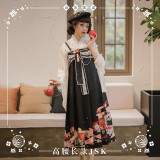 NyaNya Lolita Boutique ~Camellia Ballad High Waist Lolita JSK Long Version -Ready Made