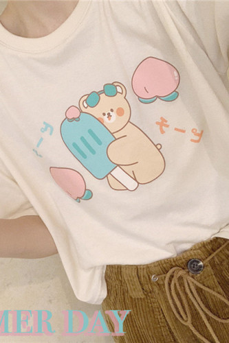 Little Bear Ice Cream Sweet T-shirt