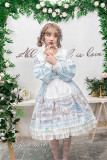 Alice Girl ~Angel Print 2.0 Girl's Room Lolita Apron Lolita Accessories -Pre-order
