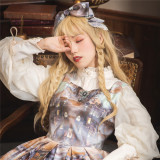 The Dawn of Gods Printed Lolita JSK -(Custom-tailor Available)