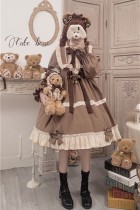 Annie Parcel ~Caramel Teddy Bear Lolita OP