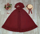 Annie Parcel ~Berry Maiden~Little Red Riding Hood Lolita Cape/Apron/ Accessories