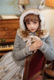 Sweet Winter Down Lolita Short Coat -Ready Made