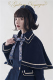 Travelers In the Milky Way Winter Lolita Coat with Detachable Cape -Ready Made