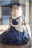 The Whisper of Stars~ Gold Stamping Constellation Lolita Normal JSK /OP - Black OP Size M - In Stock