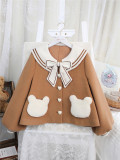 Alice girl ~Little Bear Sweet Lolita Short Coat -Pre-order
