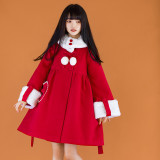 Withpuji Sweet Cotton-padded Lolita Long Coat -Pre-order