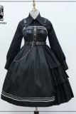 Night Owl ~Military Gothic  Lolita Blouse-Ready Made