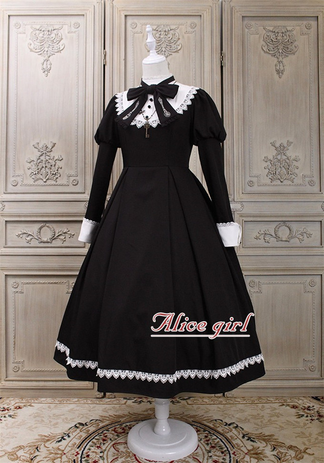 Alice girl メイド服 受注予約~12/3】ブリティッシュメイド エプロン付きワンピース