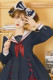 Basic Navy Collar Sailor Suit Student Girl Lolita OP