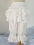 Sweet Cotton Ruffles Lolita Bloomers  Average Size 60cm&70cm&80cm - In Stock