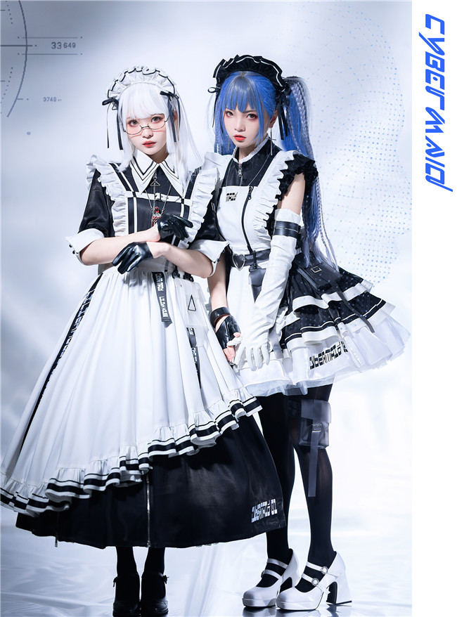 Lilith House ~Cyber Maid Maid Lolita Dresses Lilith House ~Cyber Maid Maid Lolita Dresses