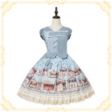 Magic Tea Party ~Box of the Theatre Normal Waist Lolita OP -Ready Made