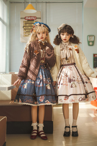 Miss Point ~Chocolate Daily Lolita Skirt