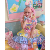 Diamond Honey ~ Rainbow Bubble Sweet Lolita JSK -Pre-order