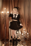 Tommy Bear ~Halloween Sweetheart Devil Fake Two-pieces Lolita OP -Pre-order