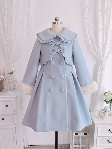 Alice Girl ~First Snow Double-breasted Lolita Overcoat -Pre-order