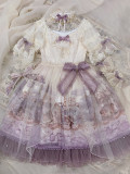 Stars and Clouds in the Universe Printed Lolita OP