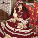 Honey Machine ~Little Red Riding Hood * Delicious Cherry Lolita JSK/Cape -Pre-order