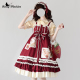 Honey Machine ~Little Red Riding Hood * Delicious Cherry Lolita JSK/Cape -Pre-order
