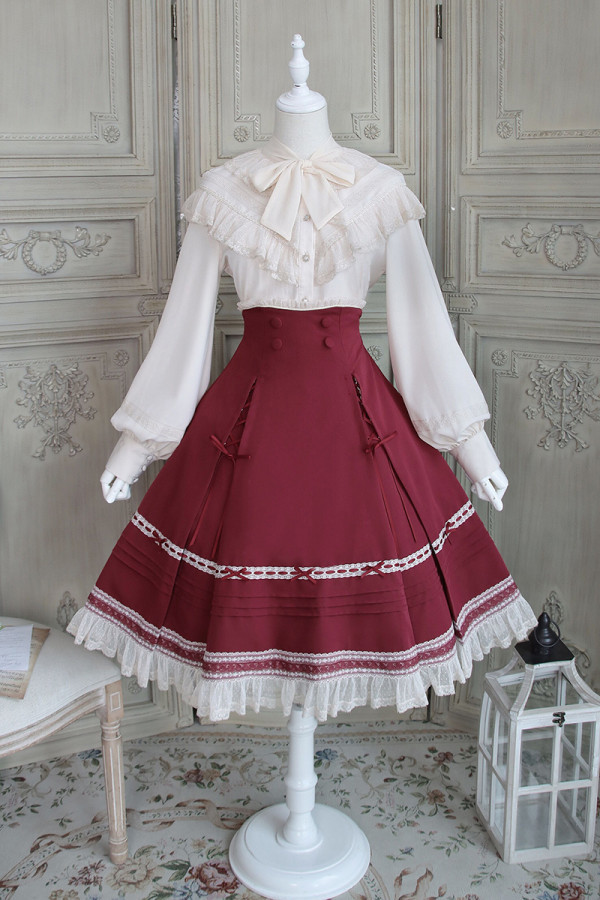 Alice Girl ~Baroque Manor Lolita Skirt/Blouse -Pre-order Beige Blouse Size S - In Stock